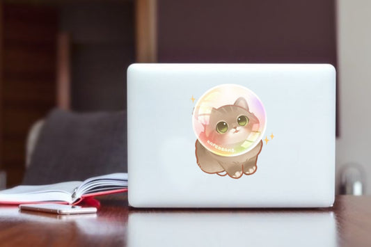 cat Laptop Sticker 24