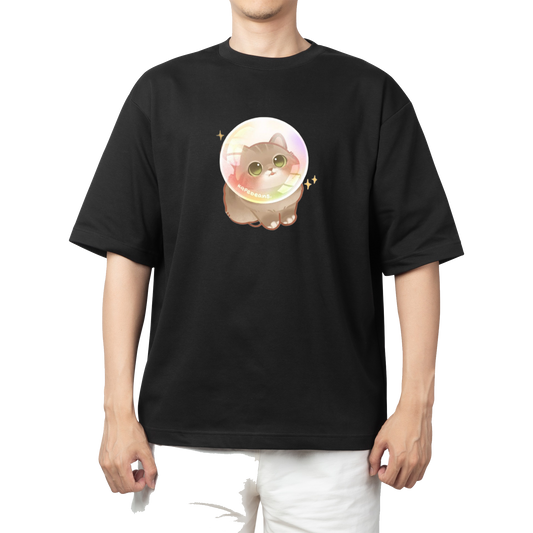 cat One Size t- shirt Black 24