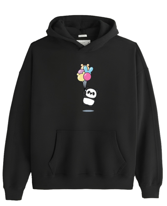 PANDA Oversize Hoodie Black 24