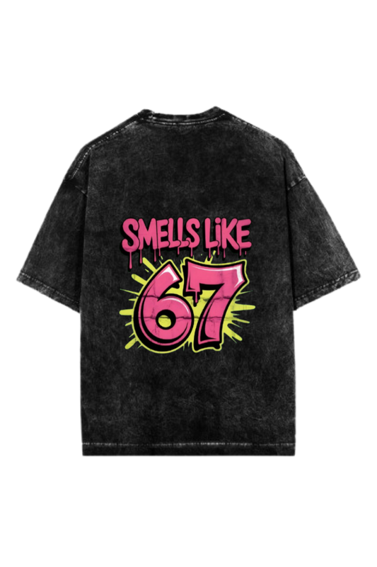 67 designs One Size t- shirt Washed Back 24