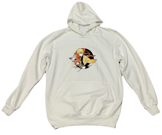 Anime Demon slayer nezuko tanjiro Oversize Hoodie White 24