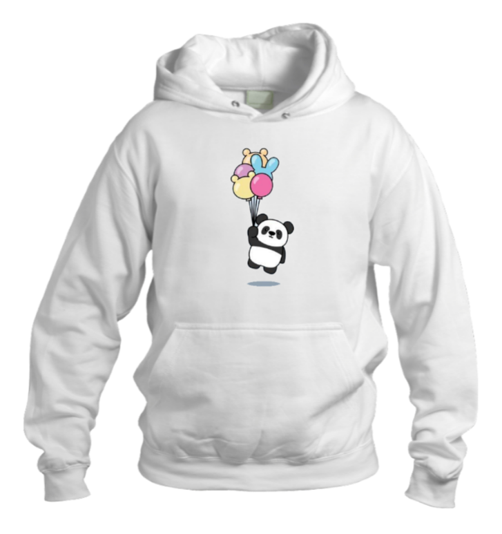 PANDA Oversize Hoodie White 24