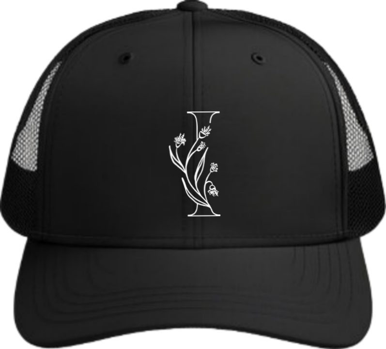 vector letter Baseball cap Black L 24