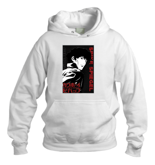 Cowboy Bebop Over Size hoodie White 5