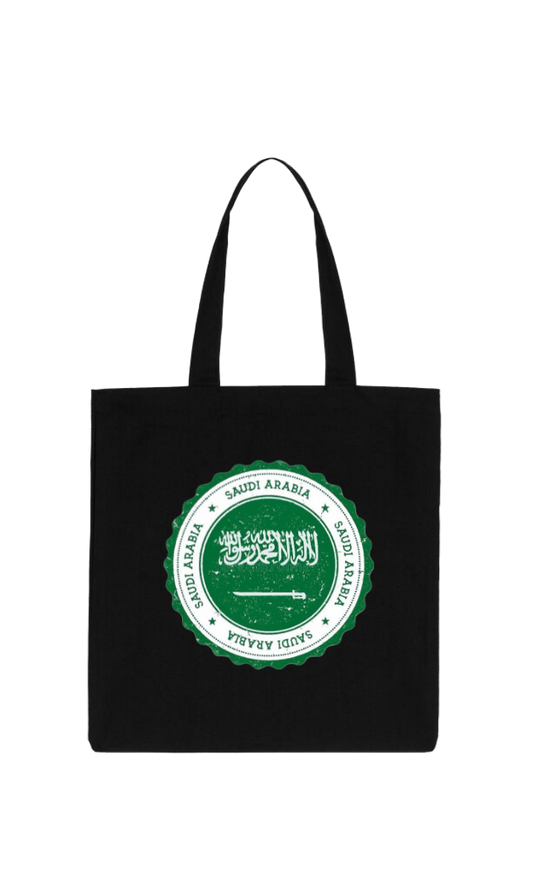 SaudIa Arabia saudi tote bag Black 24