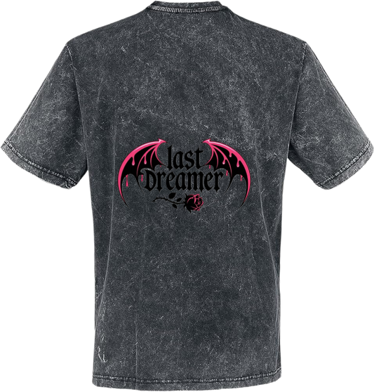 Goth t- shirt Washed Back 24