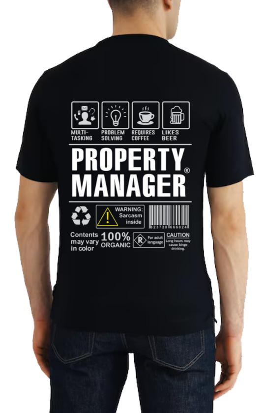 Nutrition Facts Back text One Size t- shirt Black Back 137
