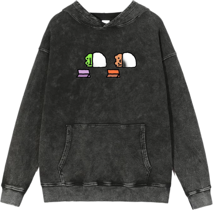 Frog Oversize Hoodie Washed 25