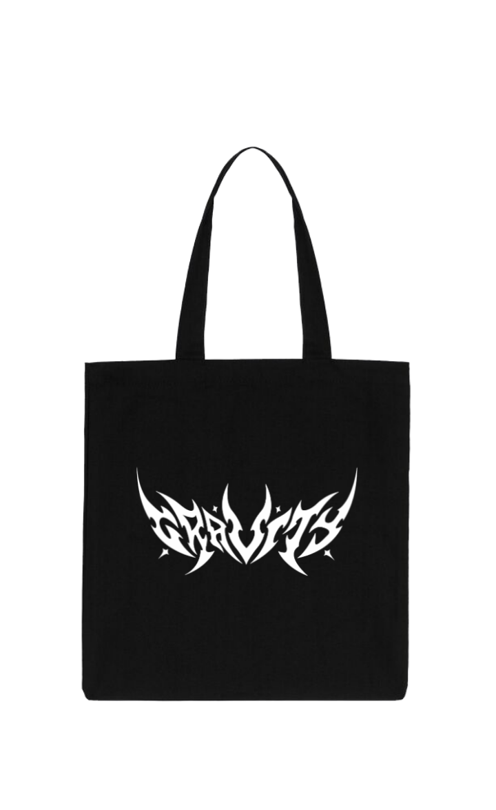 Goth tote bag Black 24