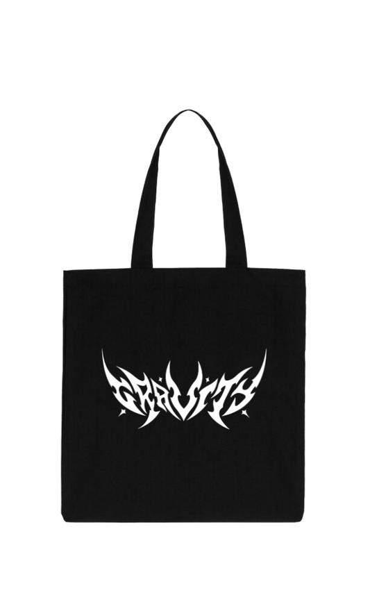 Goth tote bag Black 24