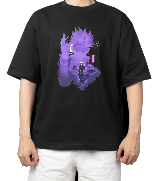 tjujutsu kaisen GOJO Oversize t- shirt Black 24