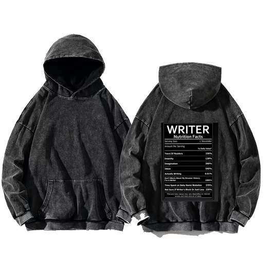 WRITER oversize hoodie Washed back 127
