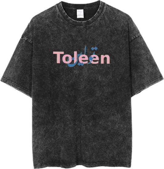 names t- shirt One Size Washed Tolean 24