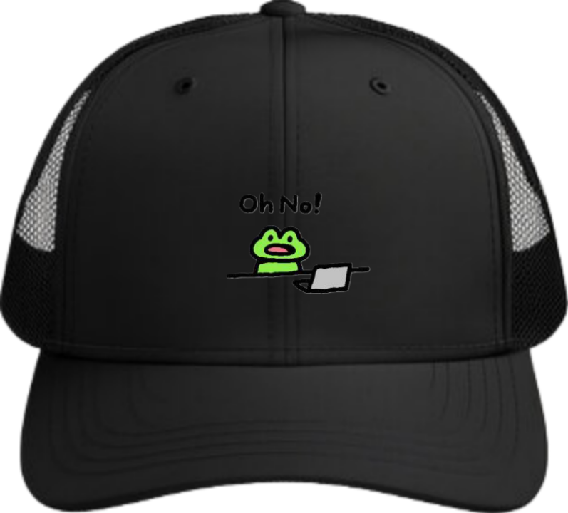 Frog Baseball cap Black 24