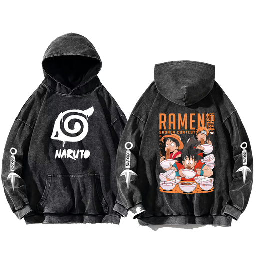 Naruto Shippuden One Size hoodie Washed Back 24