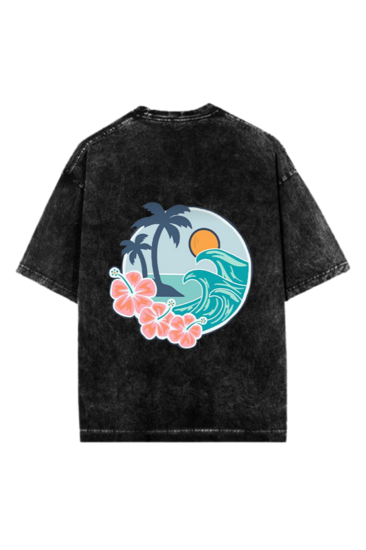 Summer Vibes One Size t- shirt Washed Back 24