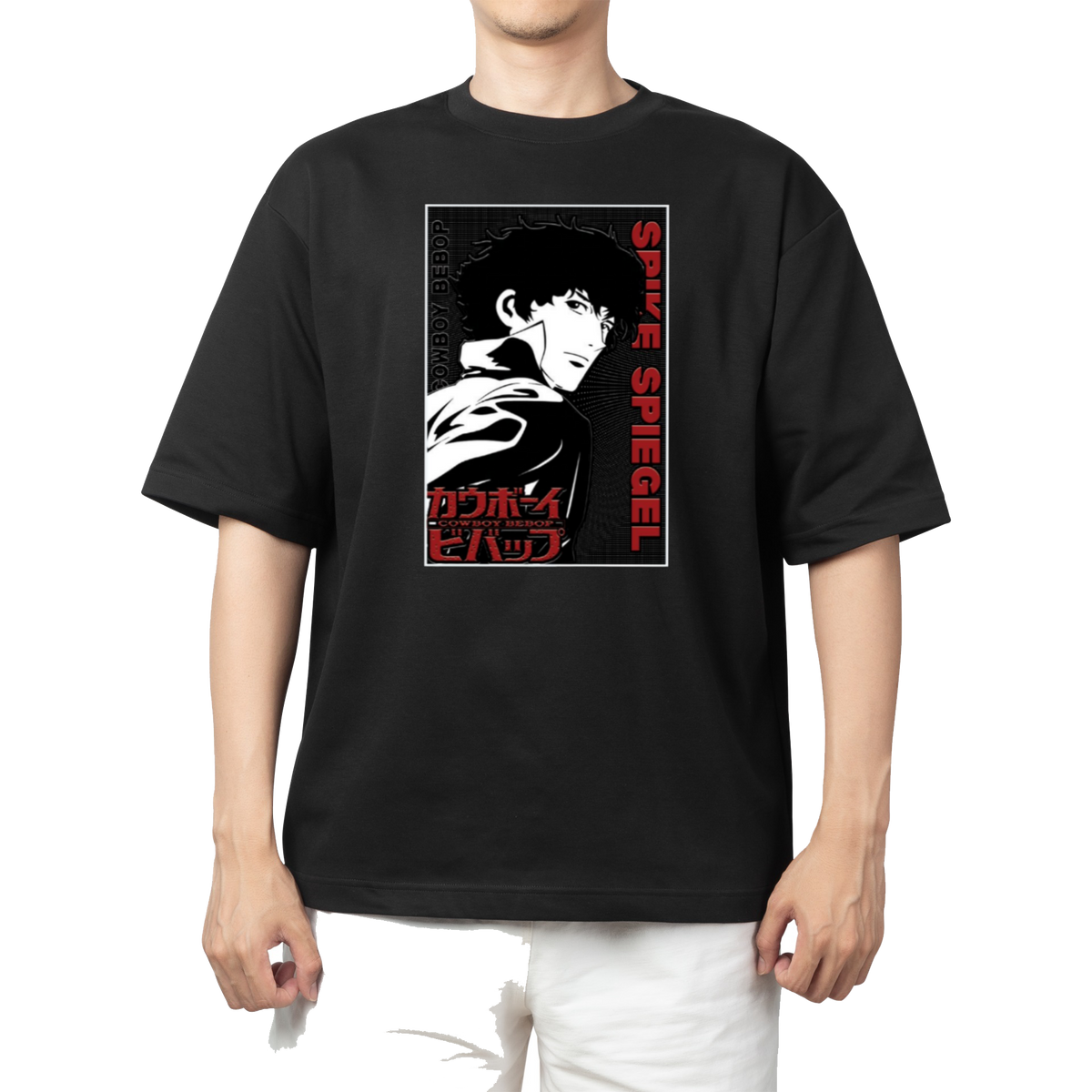 Cowboy Bebop t- shirt Over Size Black 5