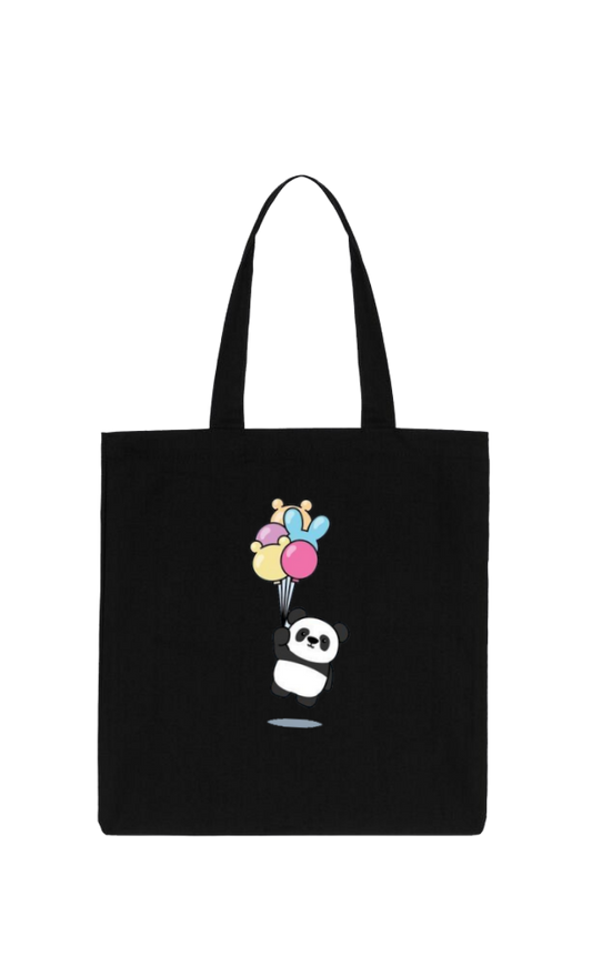 PANDA tote bag Black 24
