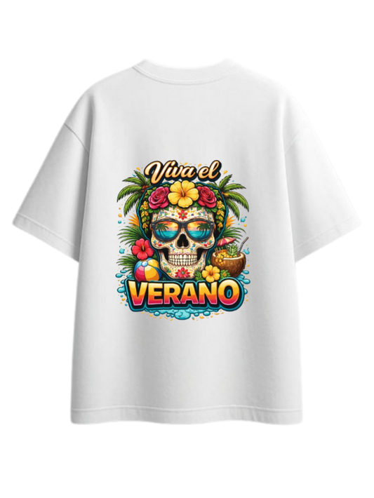 Summer Vibes t- shirt White Back 24