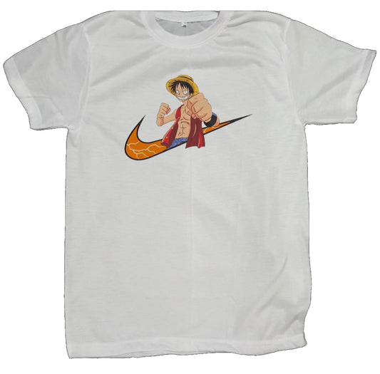 one piece t- shirt fat White 24