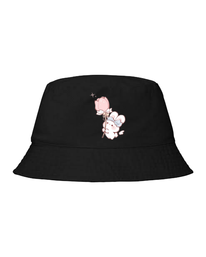 bunny Bucket hat Fishman hat cap Black 24