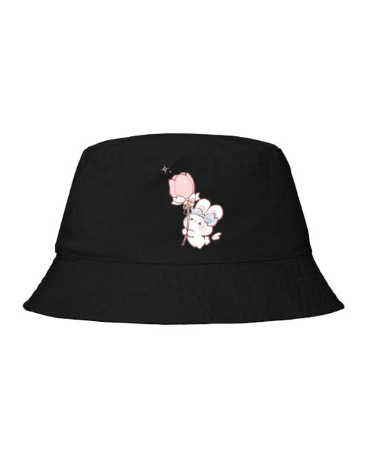 bunny Bucket hat Fishman hat cap Black 24