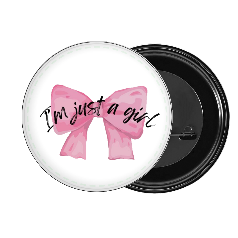 brooch I'm just a girl 251