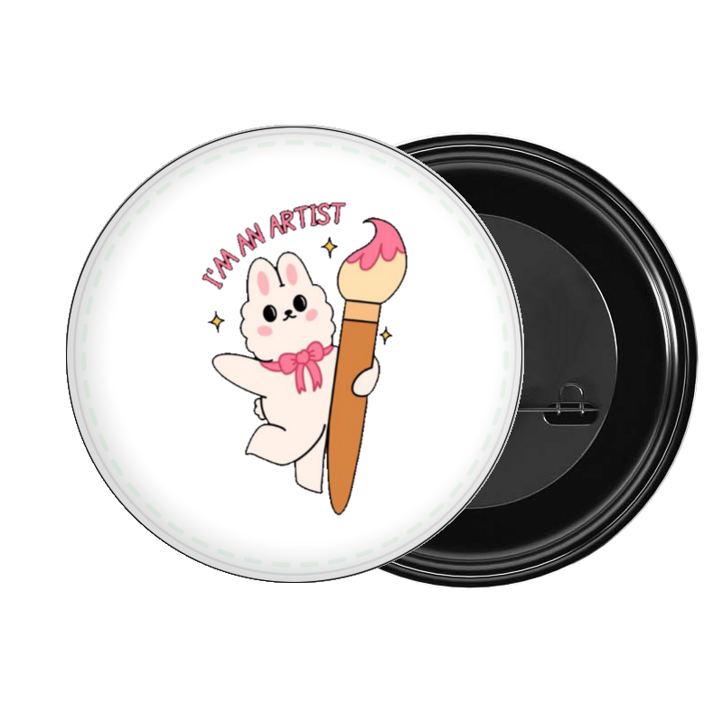 brooch I'M AN ARTIST 252