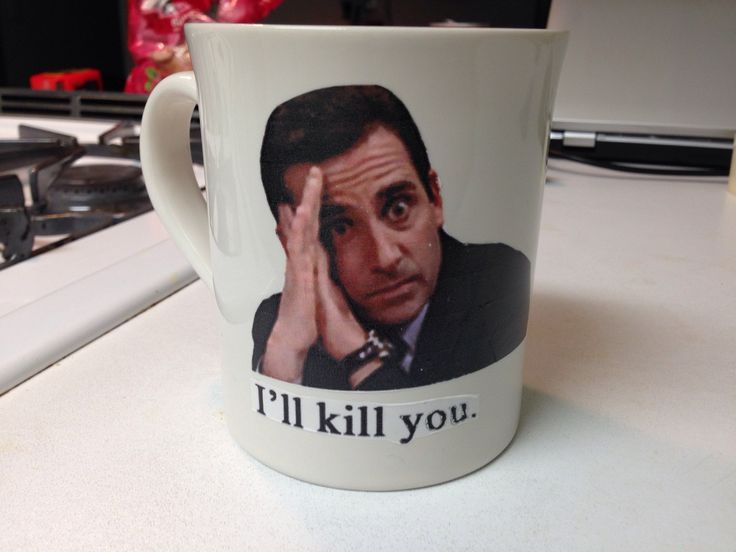The Office Michael Scott "I'll Kill You" Funny Meme Ceramic Coffee Mug