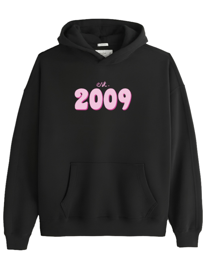 age Oversize Hoodie Black 2009