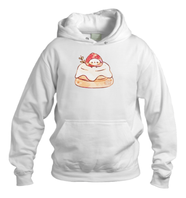 bunny Oversize Hoodie White 25