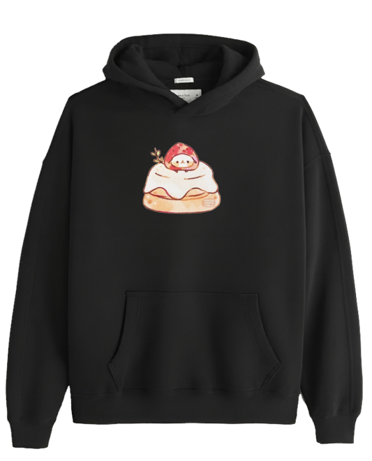 bunny Oversize Hoodie Black 25