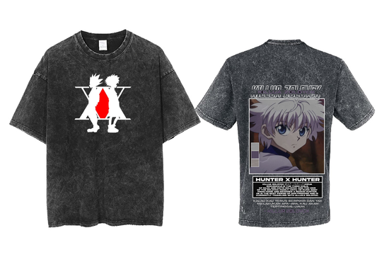 Hunter × Hunter t- shirt One Size Washed Back 25