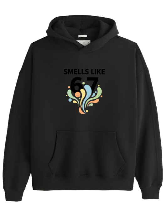 designs 67 Oversize Hoodie Black 25
