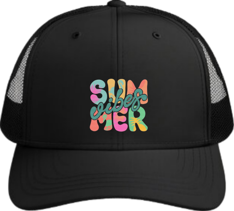 Summer Vibes Baseball cap Black 25