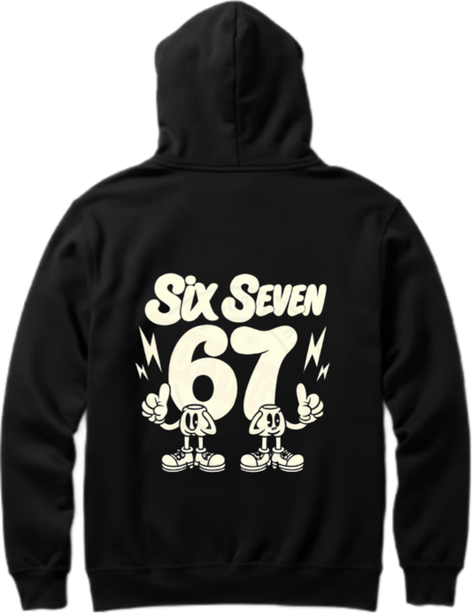 designs 67 Oversize Hoodie Black Back 25