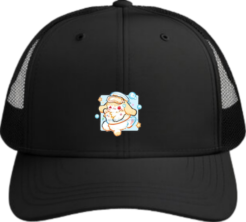 bunny Baseball cap Black 25