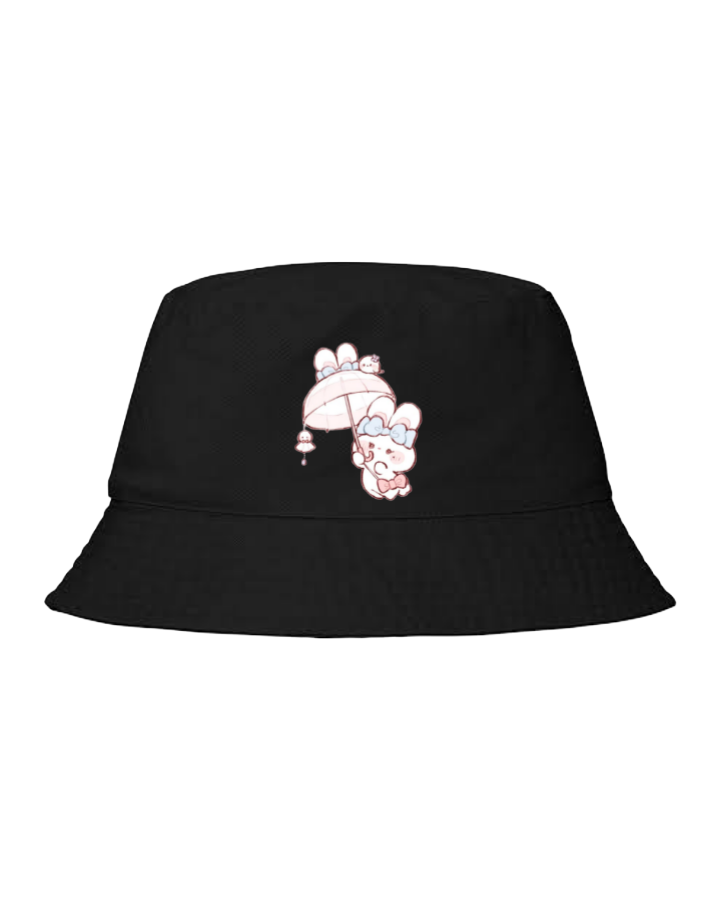 bunny Bucket hat Fishman hat cap Black 25