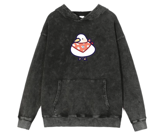 duck Oversize Hoodie Washed 25