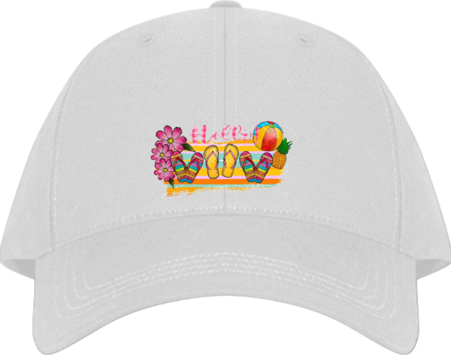 Summer Vibes Baseball cap White 25
