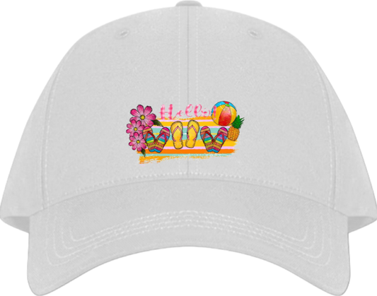 Summer Vibes Baseball cap White 25