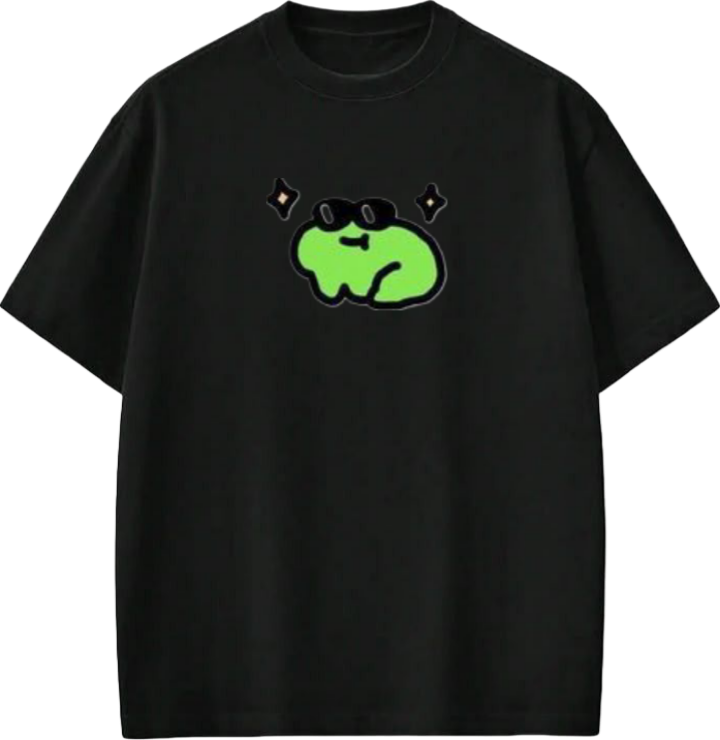 Frog One Size t- shirt Black 25