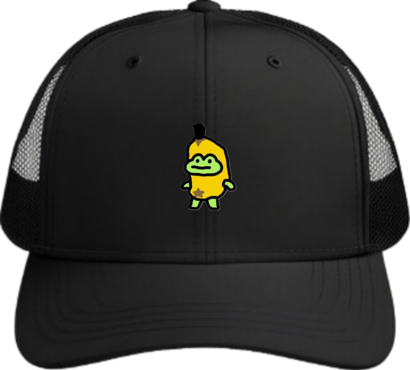 Frog Baseball cap Black 25