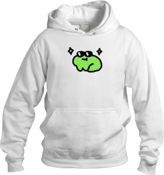 Frog Oversize Hoodie White 25
