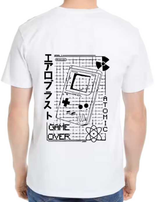 ATOMIC Back text One Size t- shirt White Back 25