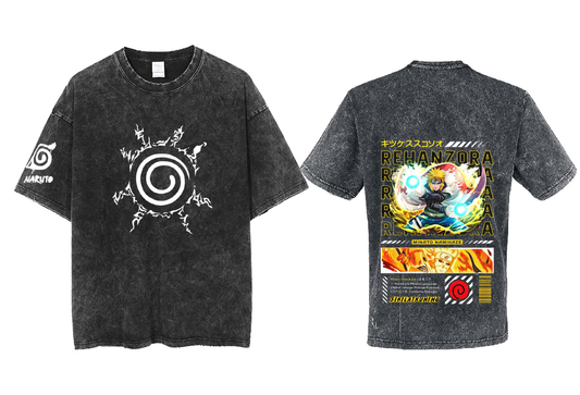 Naruto Shippuden t- shirt One Size Washed Back 25