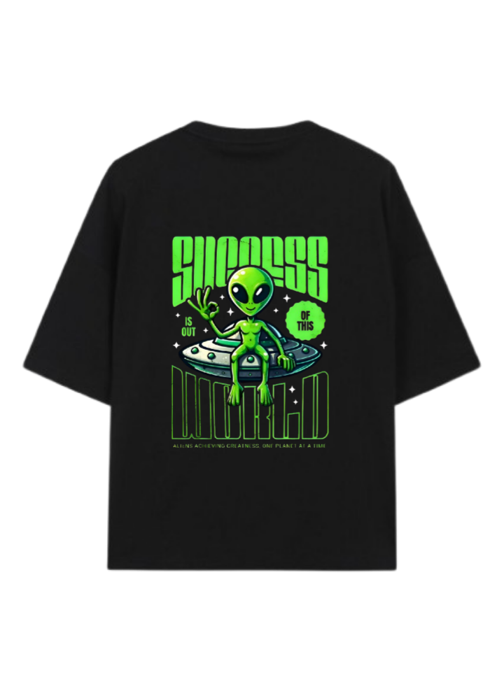 aliens One Size t- shirt Black Back 19