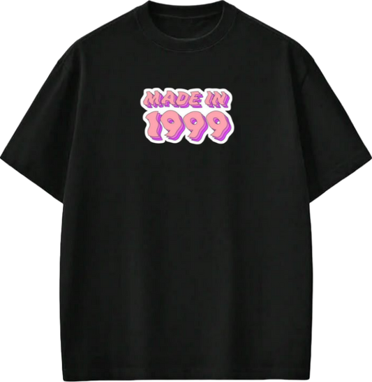 age t- shirt Black  1999