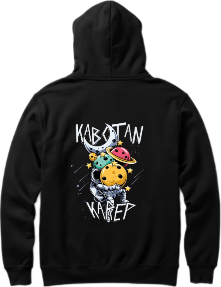 aliens Oversize Hoodie Back Black 27