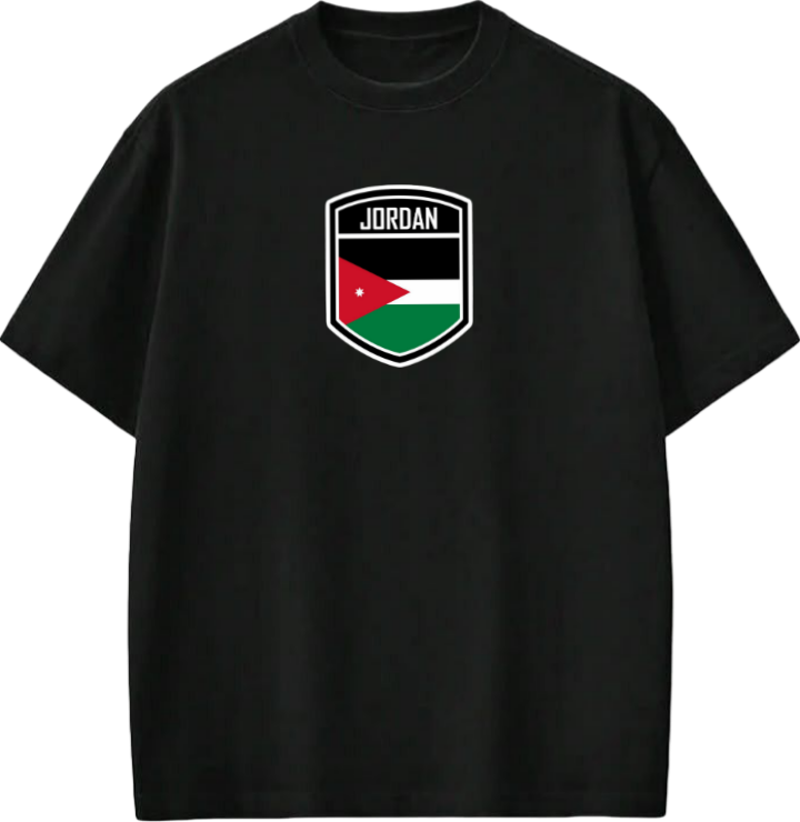 Jordan t- shirt Oversize Black 25